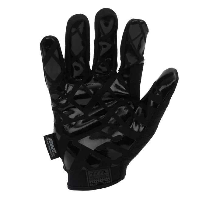 GSA Compliant Silicone Grip Touch-Screen Compatible Mechanic Gloves in Black
