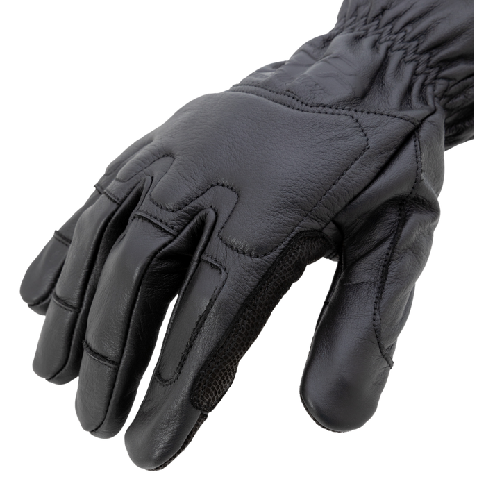GSA Compliant ANSI A3 Cut Resistant Leather Driver Work Glove in Black