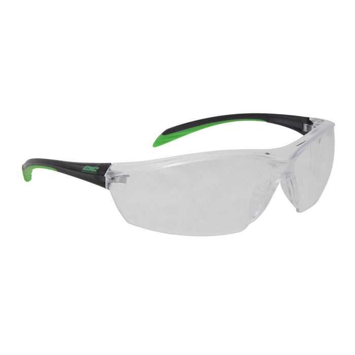 Scratch Resistant TPR Padded Temple Clear Lens Safety Glasses