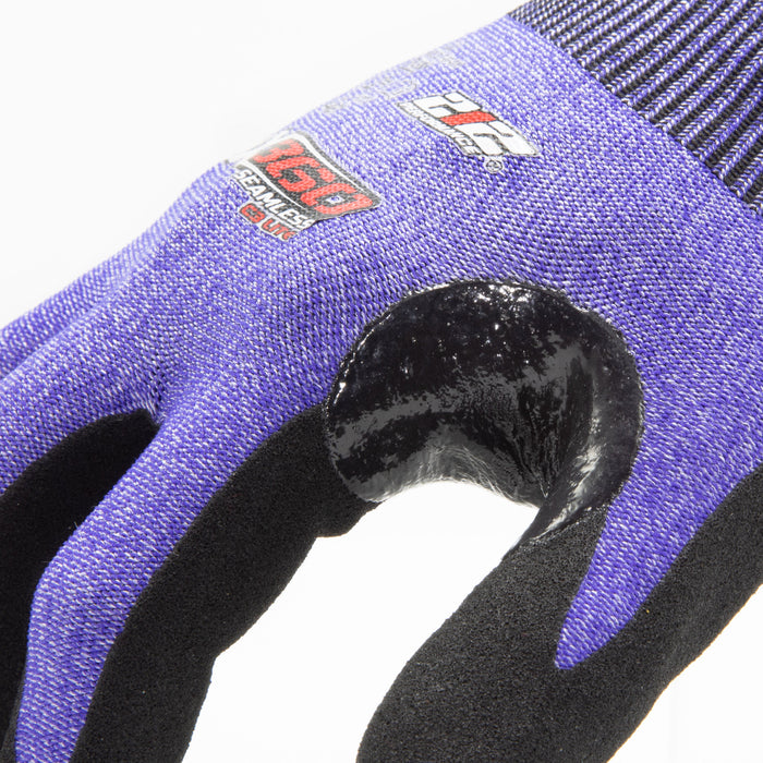 AX360 Seamless Knit Cut 3 Lite Gloves in Blue and Black