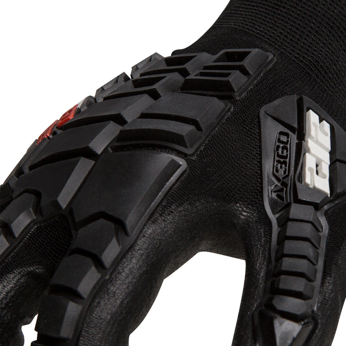 AX360 Seamless Impact Lite Gloves in Black