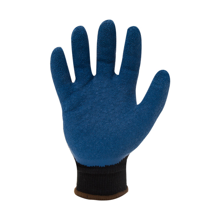 AX360 Latex-dipped Crinkle Grip Cut Resistant Gloves in Blue and Black (EN Level 2 / ANSI A2)