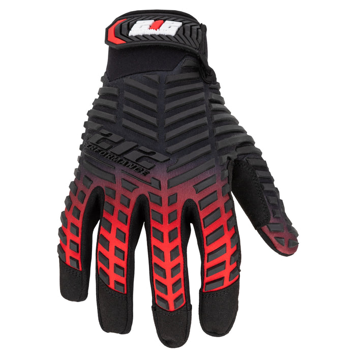 High Abrasion Resistant Utility Pro Work Gloves in Red, Gray, and Black