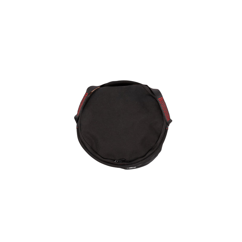 150-Pound Capacity Canvas Bucket with built-in Zippered Lid, Swivel Carabiner and Drain Holes, 14-Inch Wide Opening