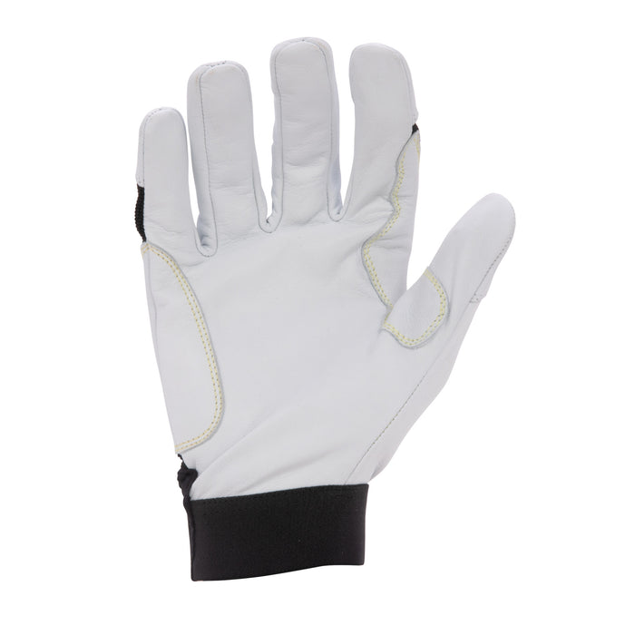 Goatskin Leather Palm Cut 5 Fabricator Gloves, Black