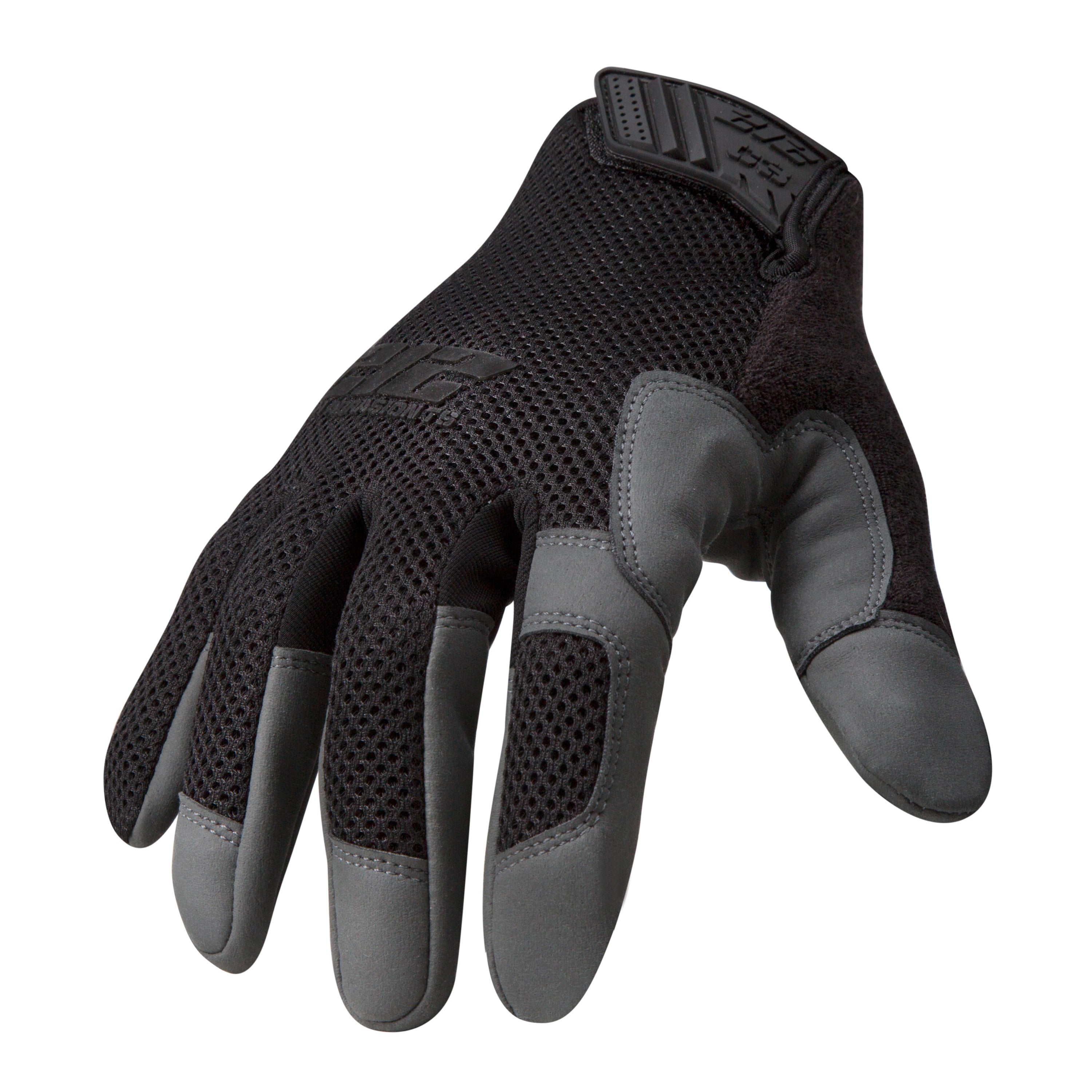 Cut Resistant High Abrasion Air Mesh Touch Gloves in Black (EN
