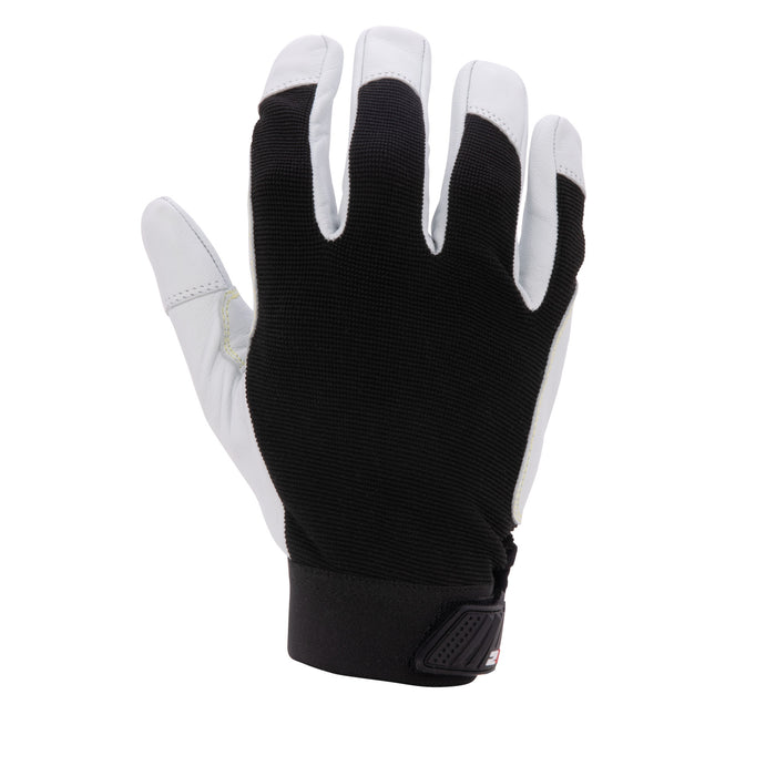 Goatskin Leather Palm Cut 5 Fabricator Gloves, Black