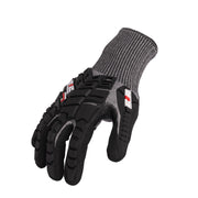 Seamless Foam Sandy Nitrile-Dipped Impact Resistant ANSI Cut 6 Work Glove