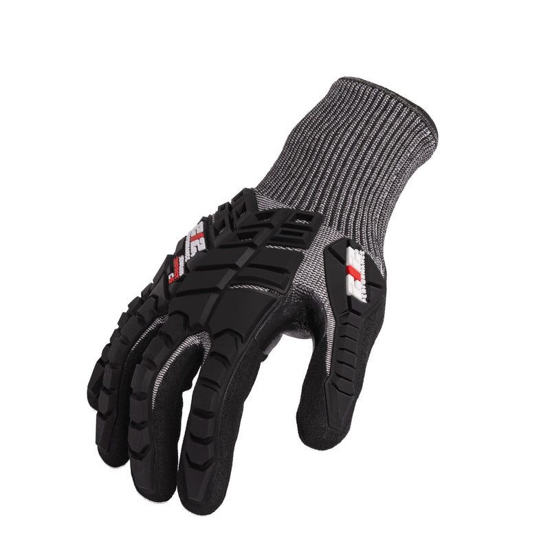 Seamless Foam Sandy Nitrile-Dipped Impact Resistant ANSI Cut 6 Work Glove