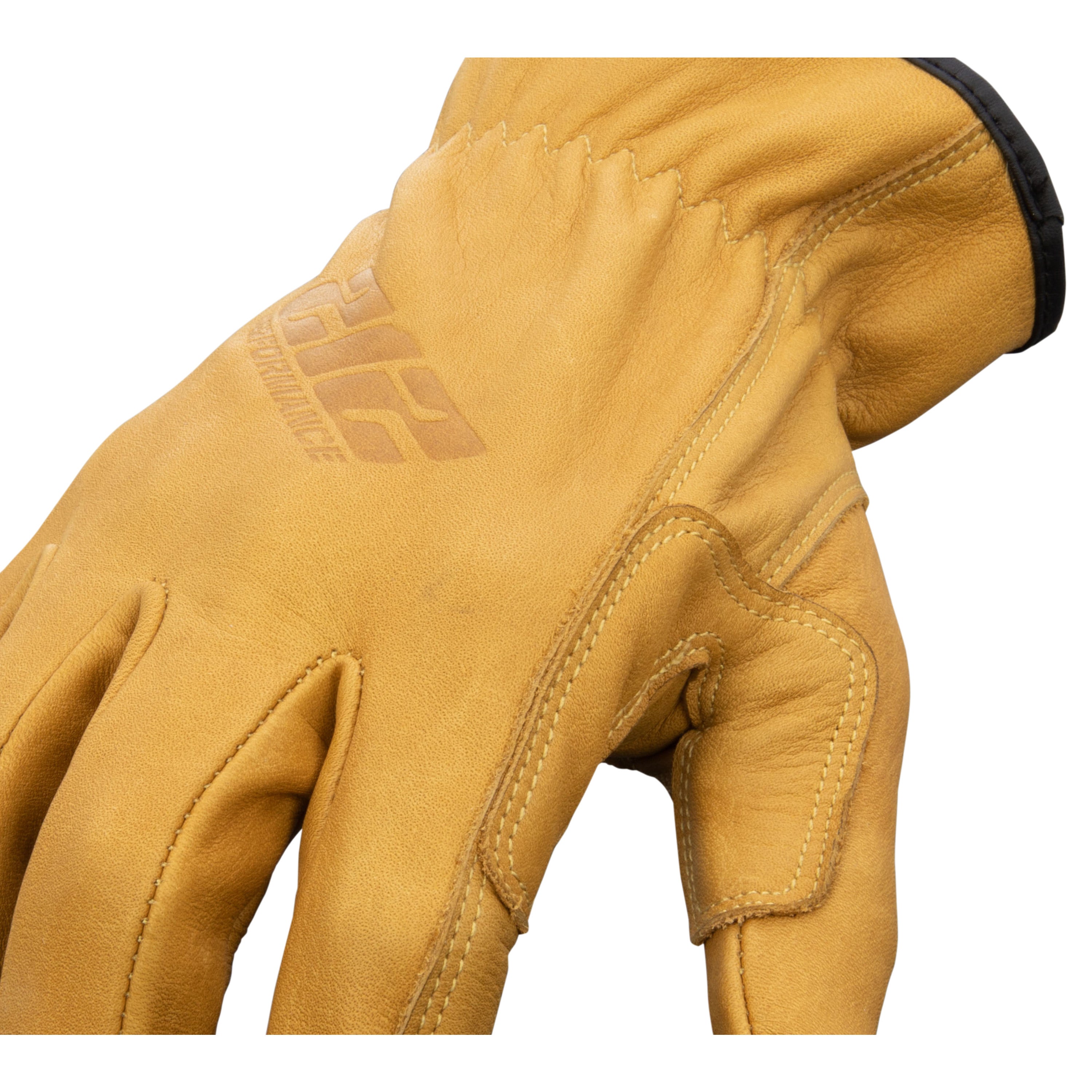 GSA Compliant Leather Driver Work Glove in Russet Brown — 212
