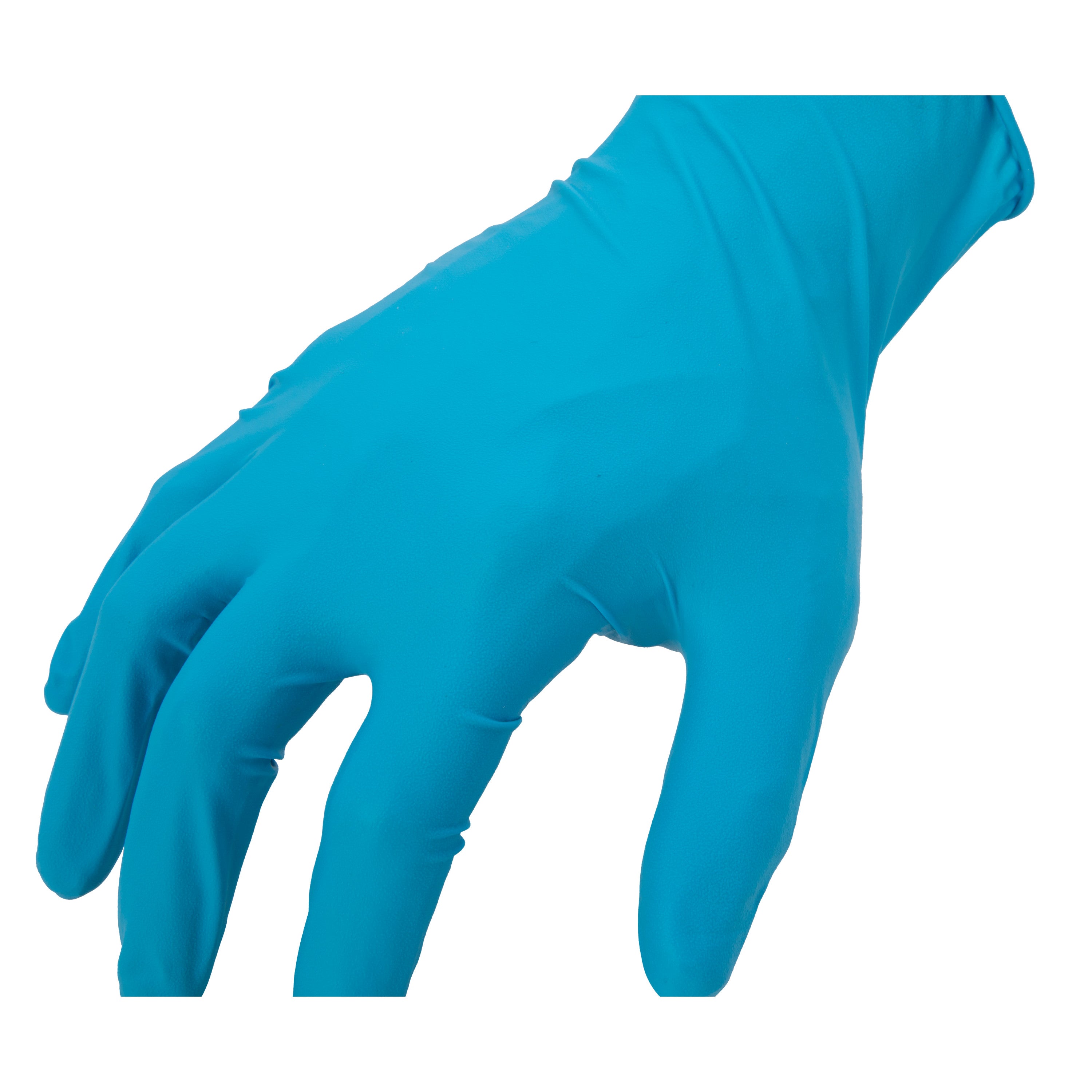 Disposable 8mil Blue Nitrile Gloves (Latex Free), (100 Count