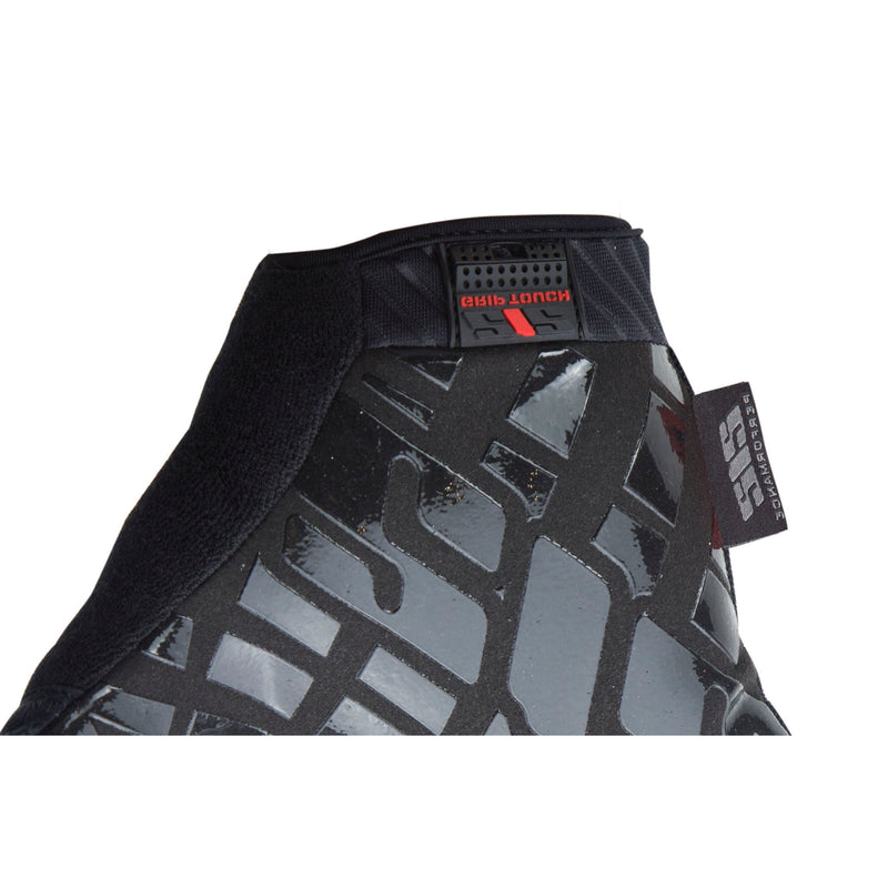 Silicone Grip Touch-Screen Compatible Mechanic Gloves in Red