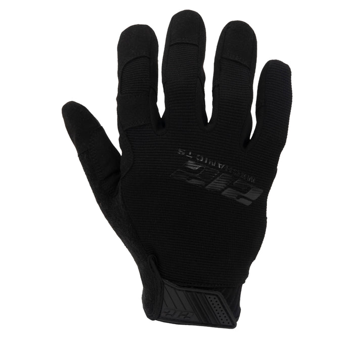 GSA Compliant Touchscreen Compatible Mechanic Gloves in Black