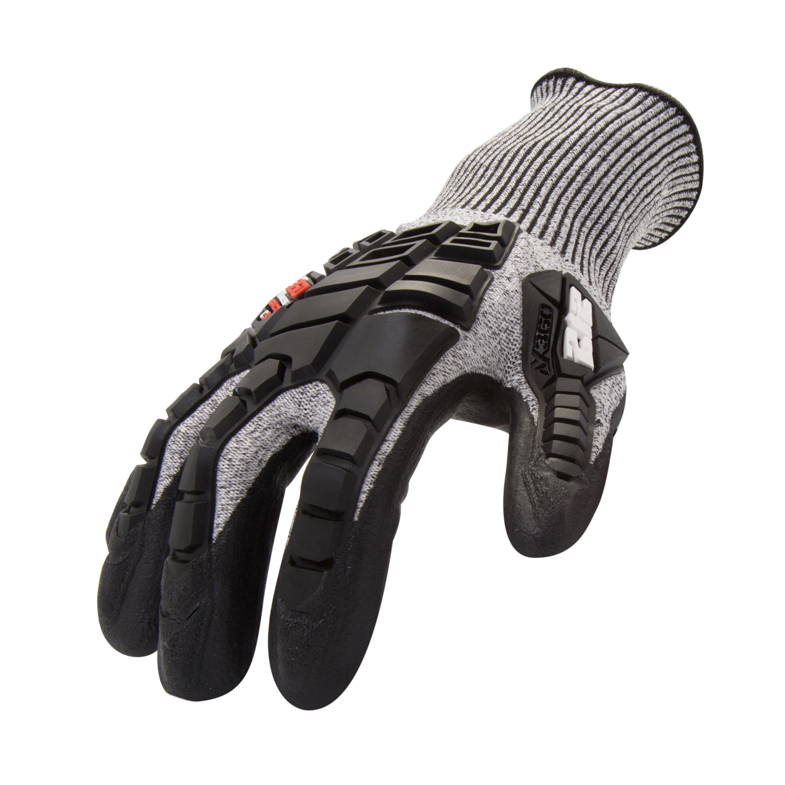 AX360 Impact Cut Resistant Gloves in Black and Gray (EN Level 5