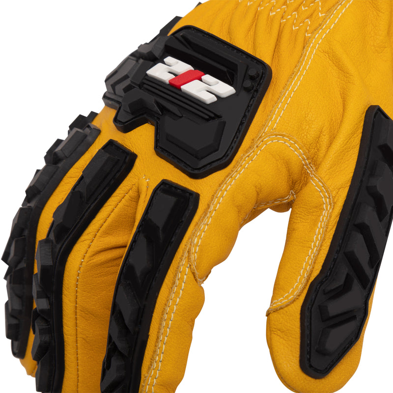 Impact Leather Driver ANSI Cut 9 Work Glove