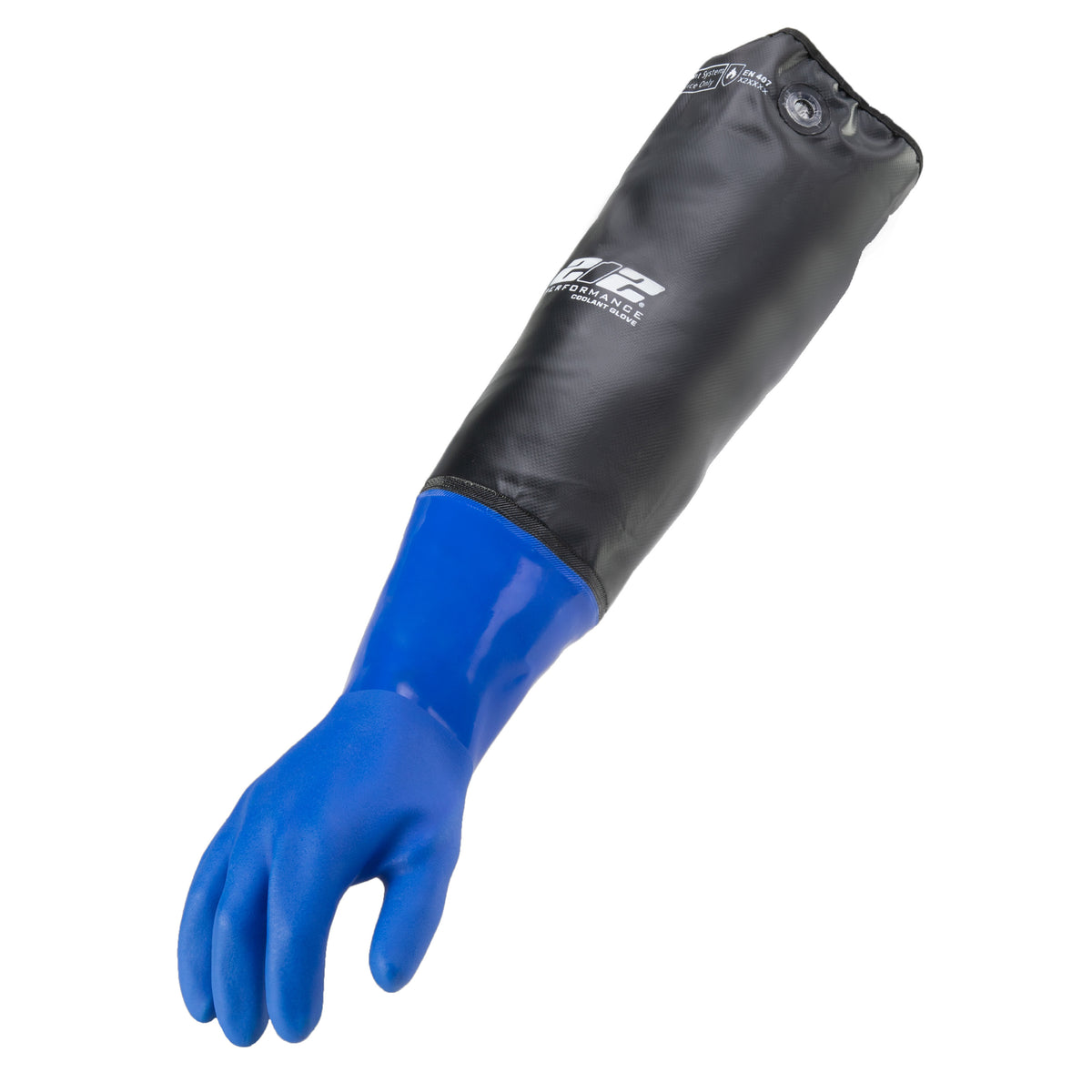 Heat And Liquid Resistant Elbow Length Protective Gloves In Blue And heat-and-liquid-resistant-elbow-length-protective-gloves-in-blue-and