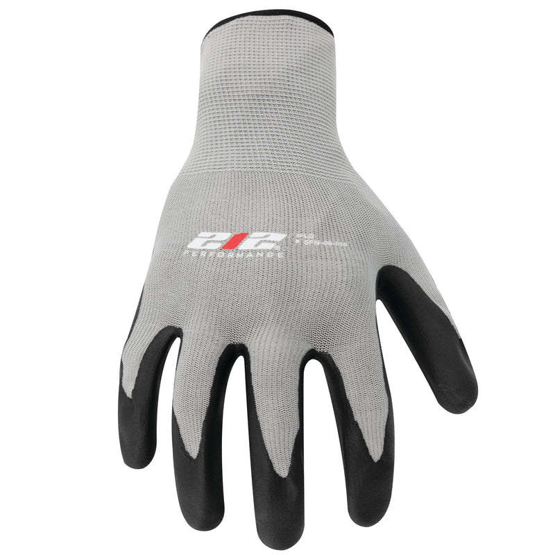 Multipurpose Seamless Foam Nitrile Palm Work Gloves in Gray