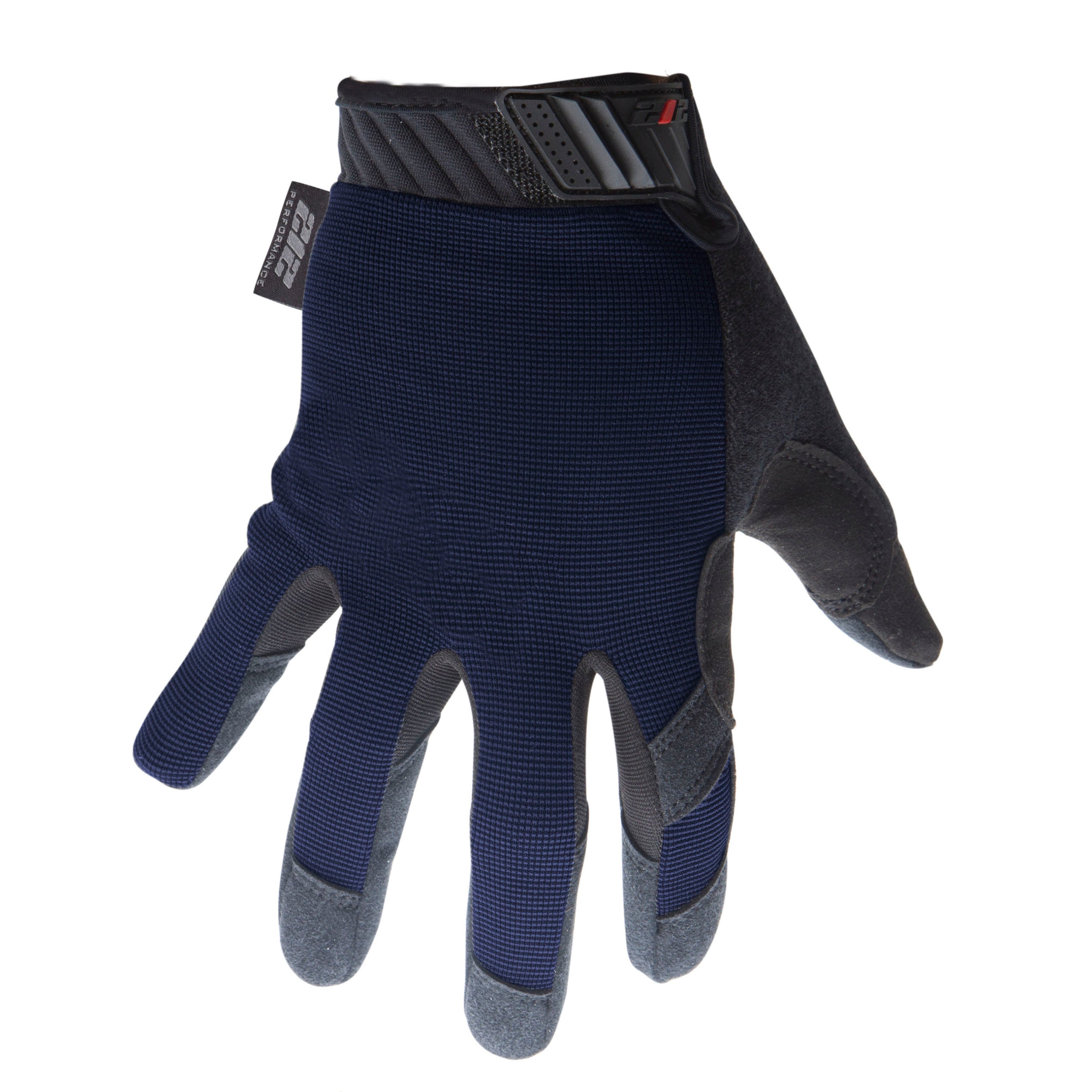 Touchscreen Compatible Mechanic Gloves in Navy Blue — 212 Performance
