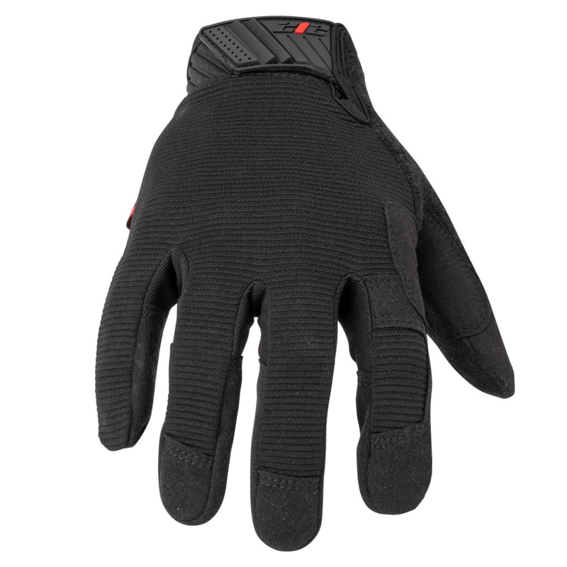 Touchscreen Compatible Mechanic Gloves in Black