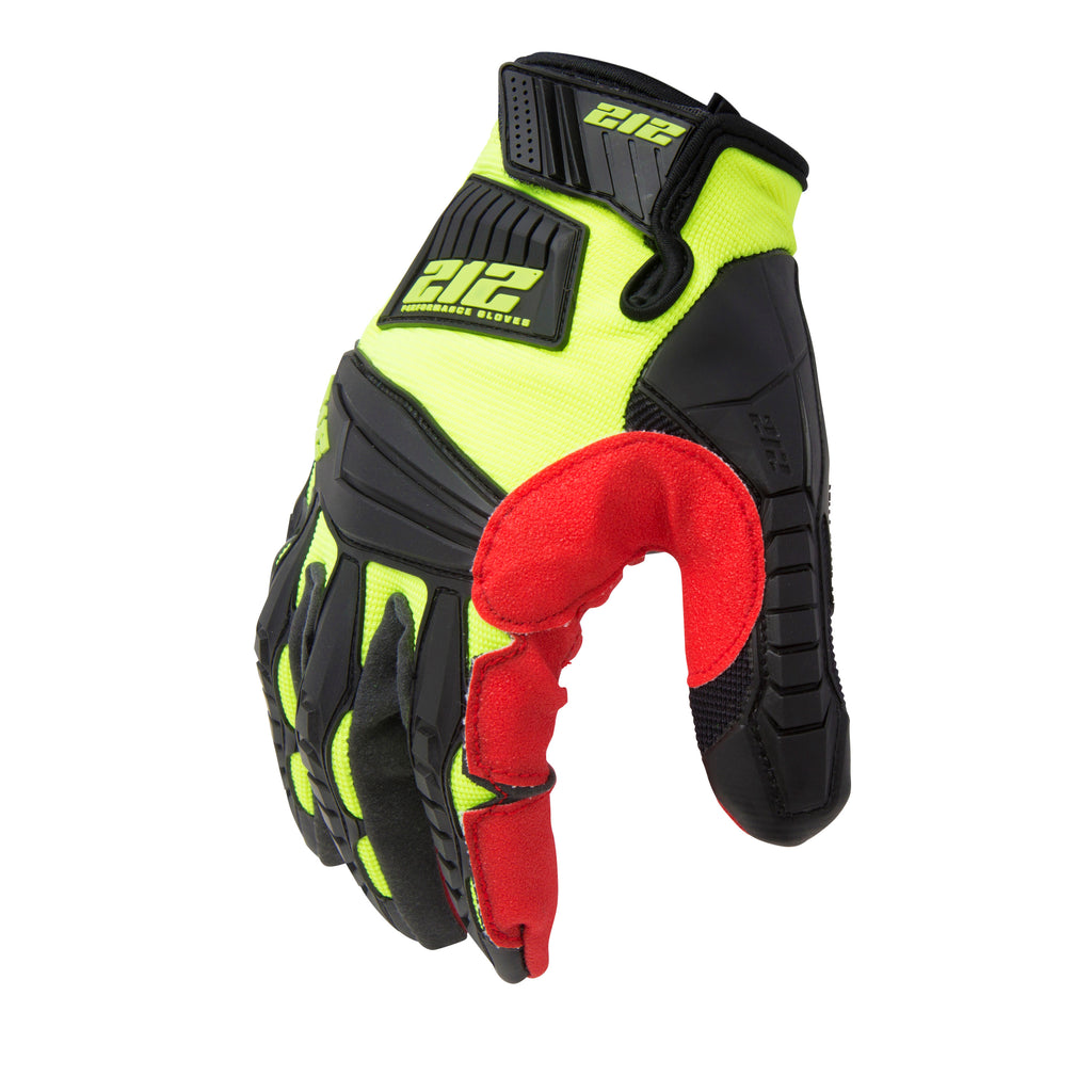 Impact Resistant Super Hi-Viz Work and Utility Gloves — 212