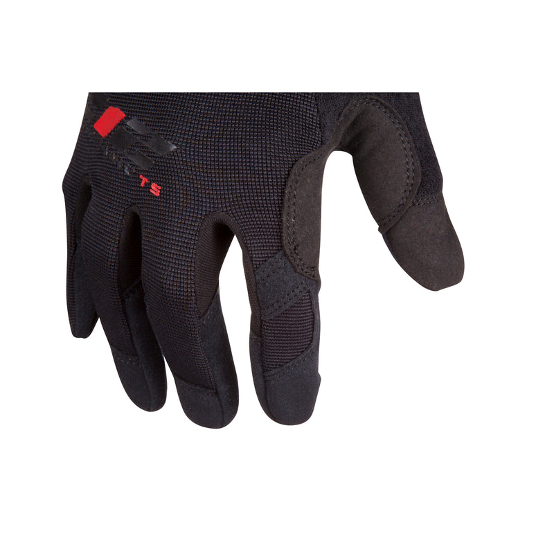 Touchscreen Compatible Mechanic Gloves in Black with Logo