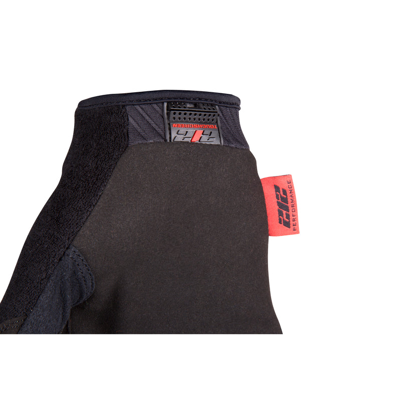 Touchscreen Compatible Mechanic Gloves in Black with Logo