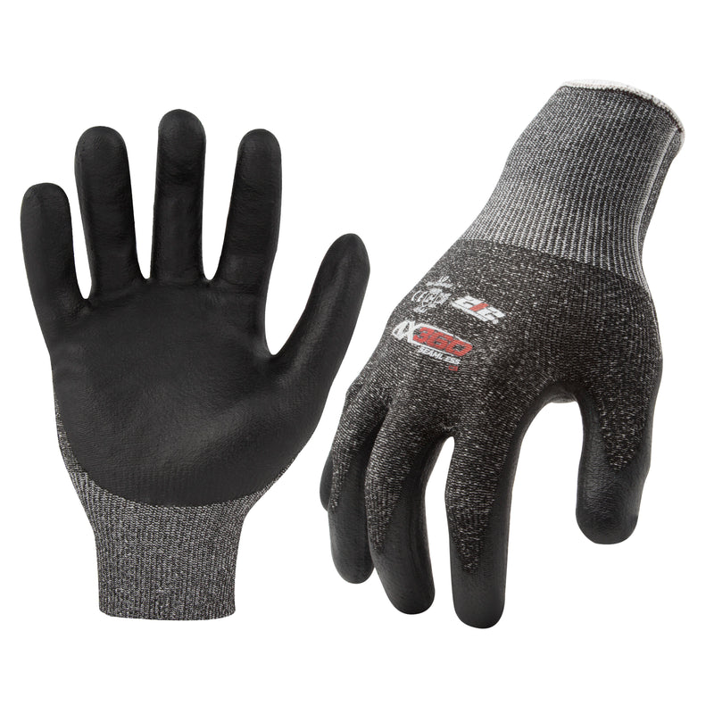 AX360 Foam Nitrile-dipped Cut Resistant Gloves in Black and Gray (EN Level 5, ANSI A3)