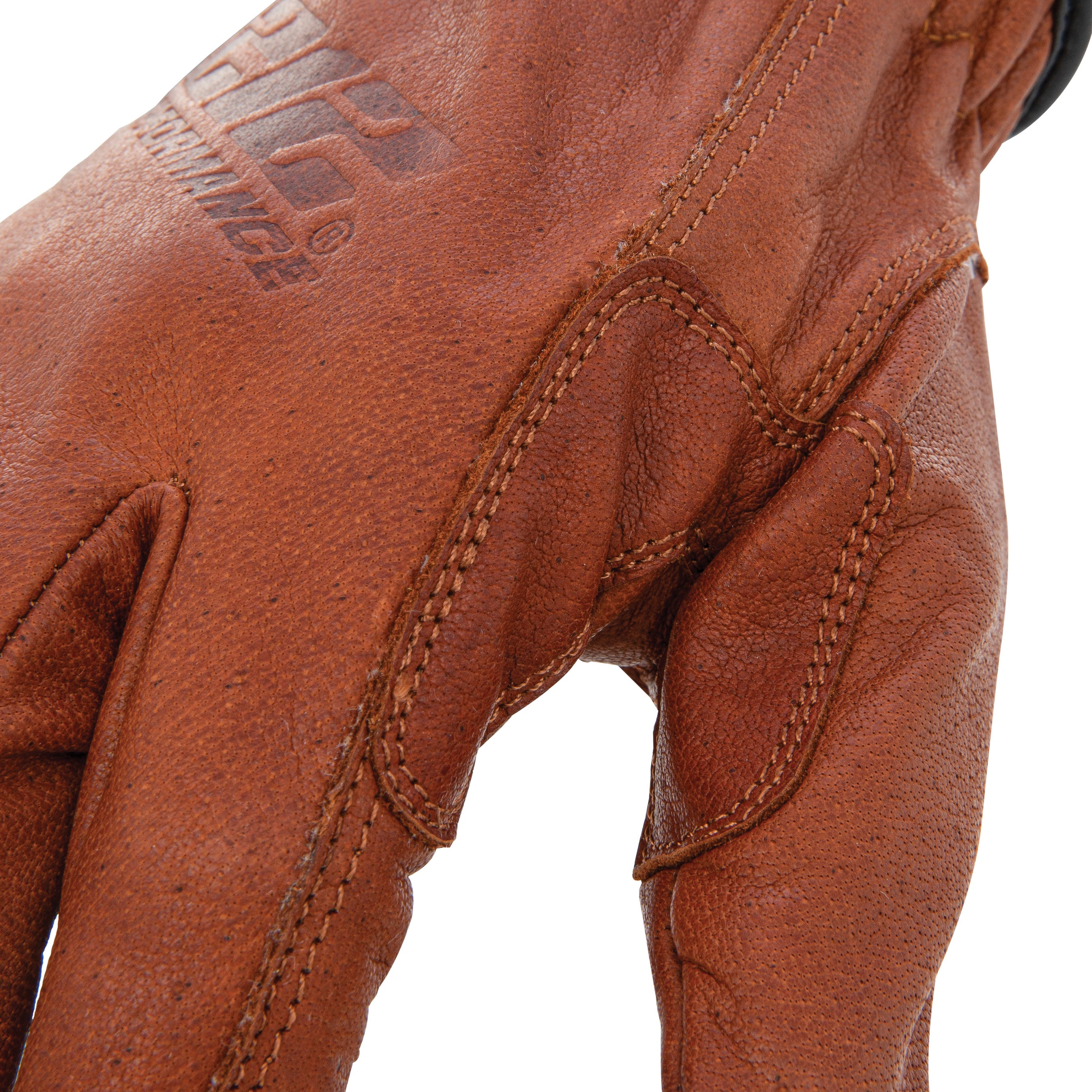Fleece Lined ANSI A3 Cut Resistant Buffalo Leather Driver Winter Work ...