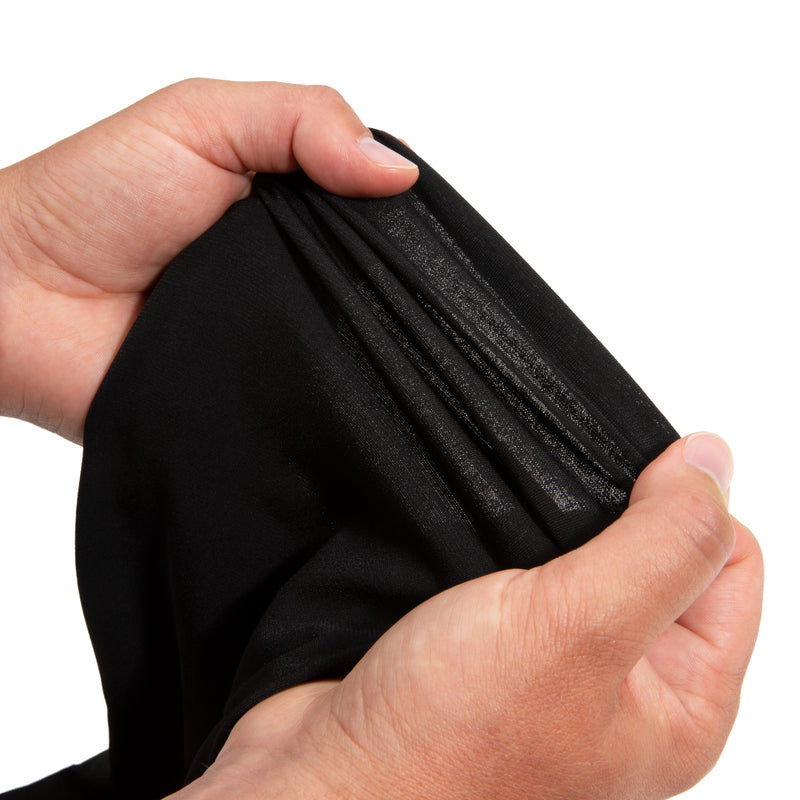 Protective Neck Gaiter and Particulate Filtering Face Cover in Black