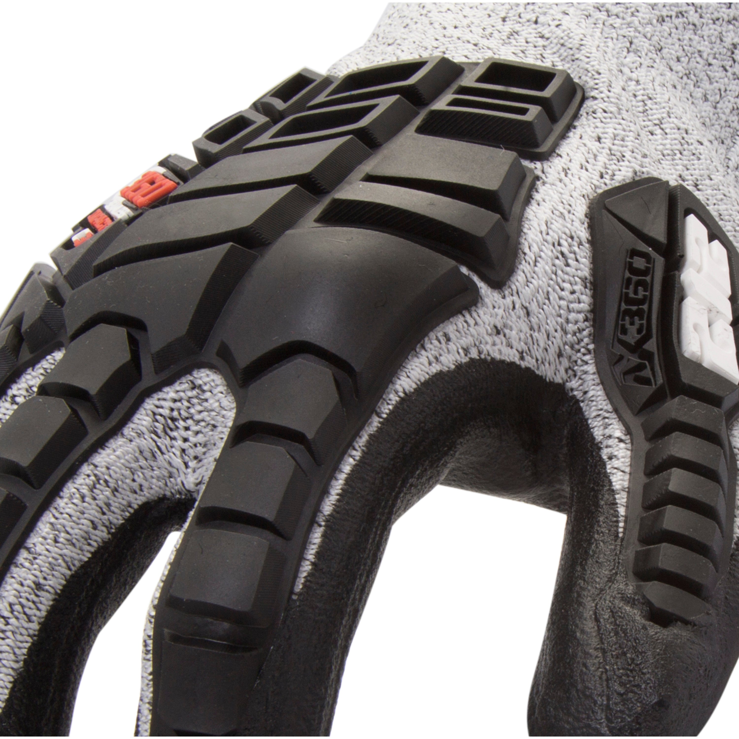 AX360 Impact Cut Resistant Gloves in Black and Gray (EN Level 3