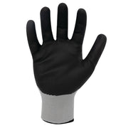 Multipurpose Seamless Foam Nitrile Palm Work Gloves in Gray