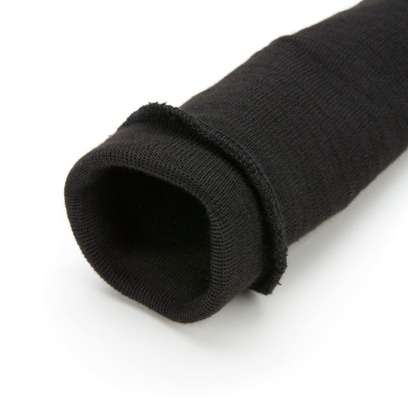A4 Cut Resistant Liquid Repelling Double Layer Single Safety Sleeve made with DuPont™ Kevlar® fiber (1-Sleeve, Black)
