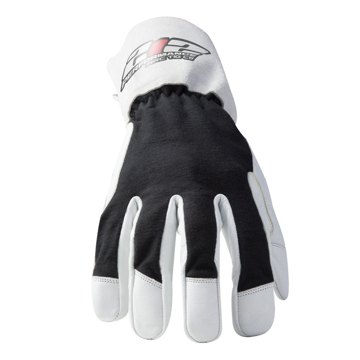 ARC Economy TIG Cut 5 Resistant Goatskin Welding Gloves in White and Black