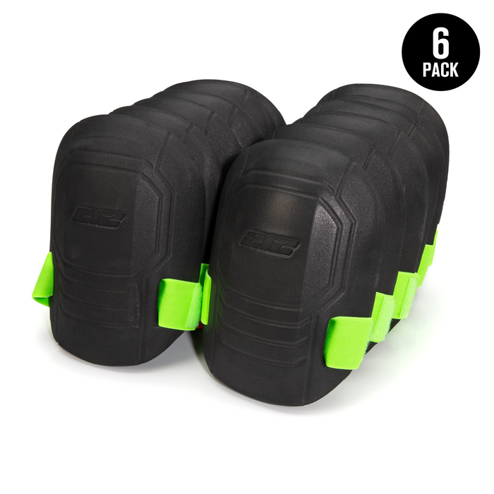 6-Pack of Molded EVA Foam Knee Pads