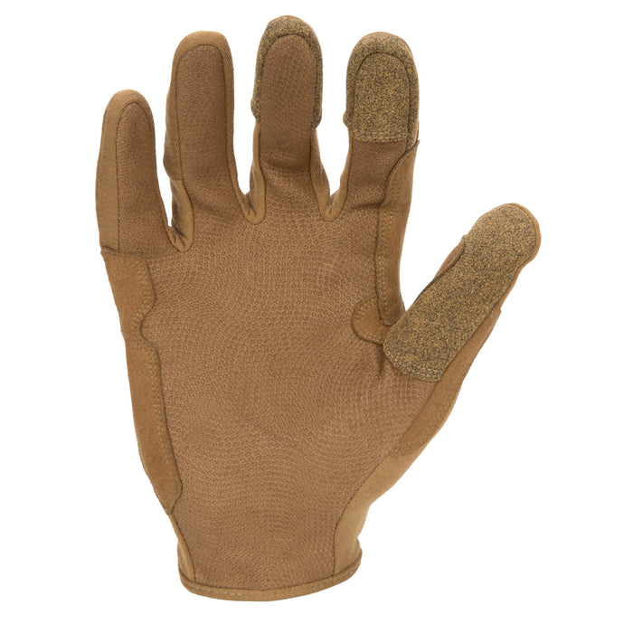 GSA Compliant Fire Resistant Premium Leather Operator Gloves in Coyote