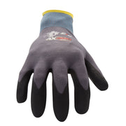 Product image #1 of 212 Performance AX360 Dotted Grip Nitrile-dipped Work Gloves in Black and Gray AXDG-16