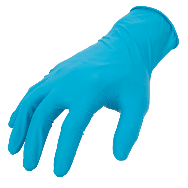 Main image of 212 Performance Disposable 8mil Blue Nitrile Gloves (Latex Free), (100 Count) NTG8-03