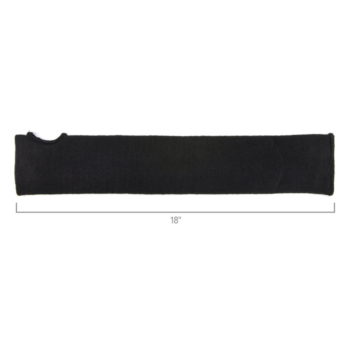A4 Cut Resistant Double Layer Safety Sleeve made with DuPont™ Kevlar® fiber (1-Sleeve, Black)