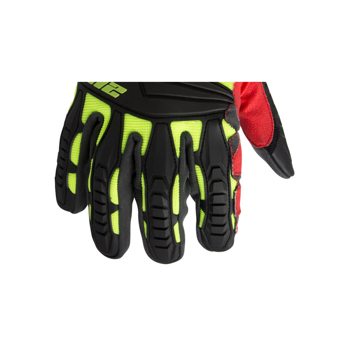 Super Hi-Vis Cut and Impact Resistant Work Gloves (EN Level 5/ANSI A4)