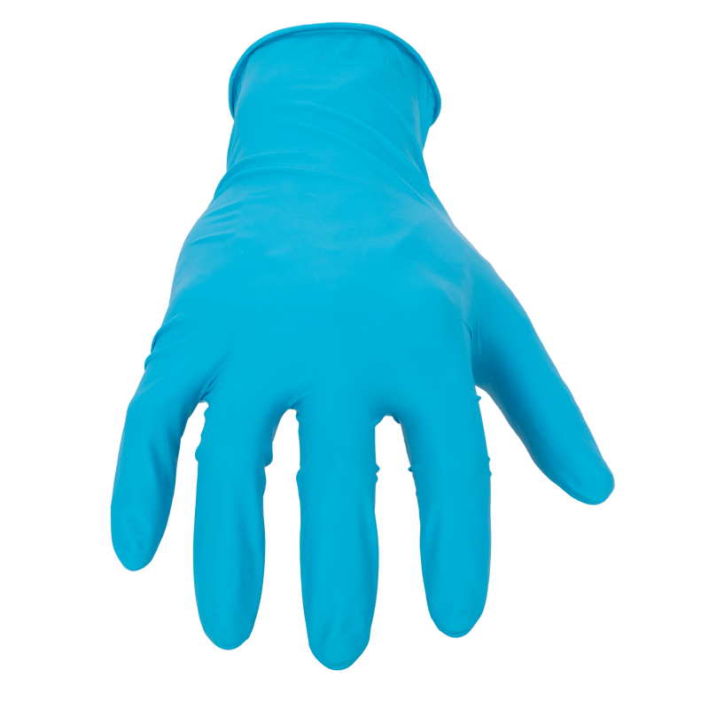 Product image #1 of 212 Performance Disposable 8mil Blue Nitrile Gloves (Latex Free), (100 Count) NTG8-03