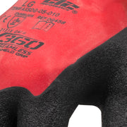 Detail image #1 of 212 Performance AX360 Shield Grip Latex-dipped Gloves in Black and Red AXSDG-05