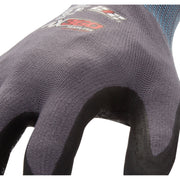 Detail image #1 of 212 Performance AX360 Dotted Grip Nitrile-dipped Work Gloves in Black and Gray AXDG-16