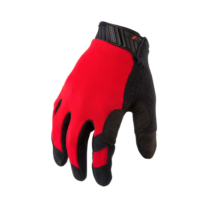 Touchscreen Compatible Mechanic Gloves in Red