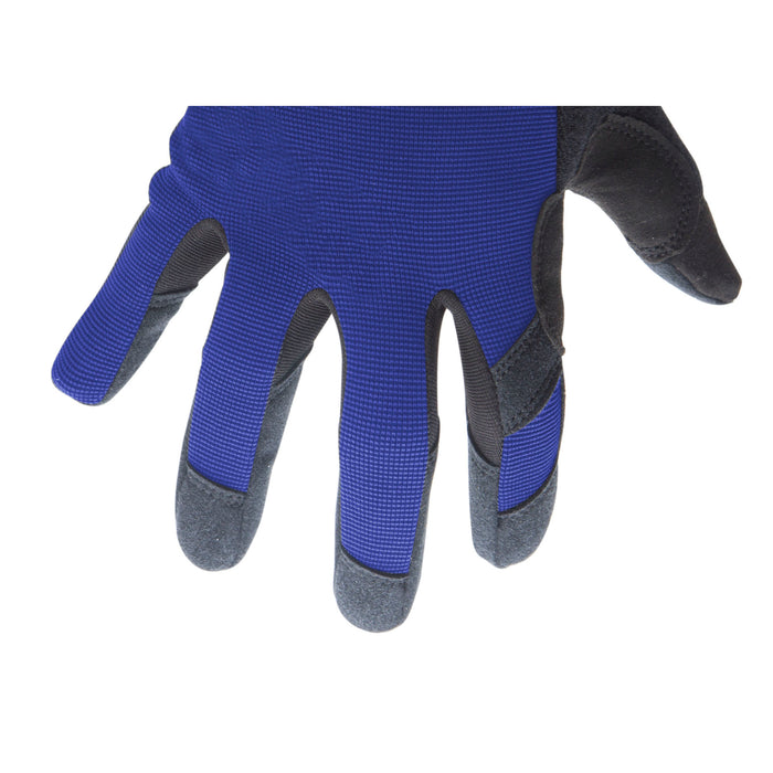 Touchscreen Compatible Mechanic Gloves in Blue