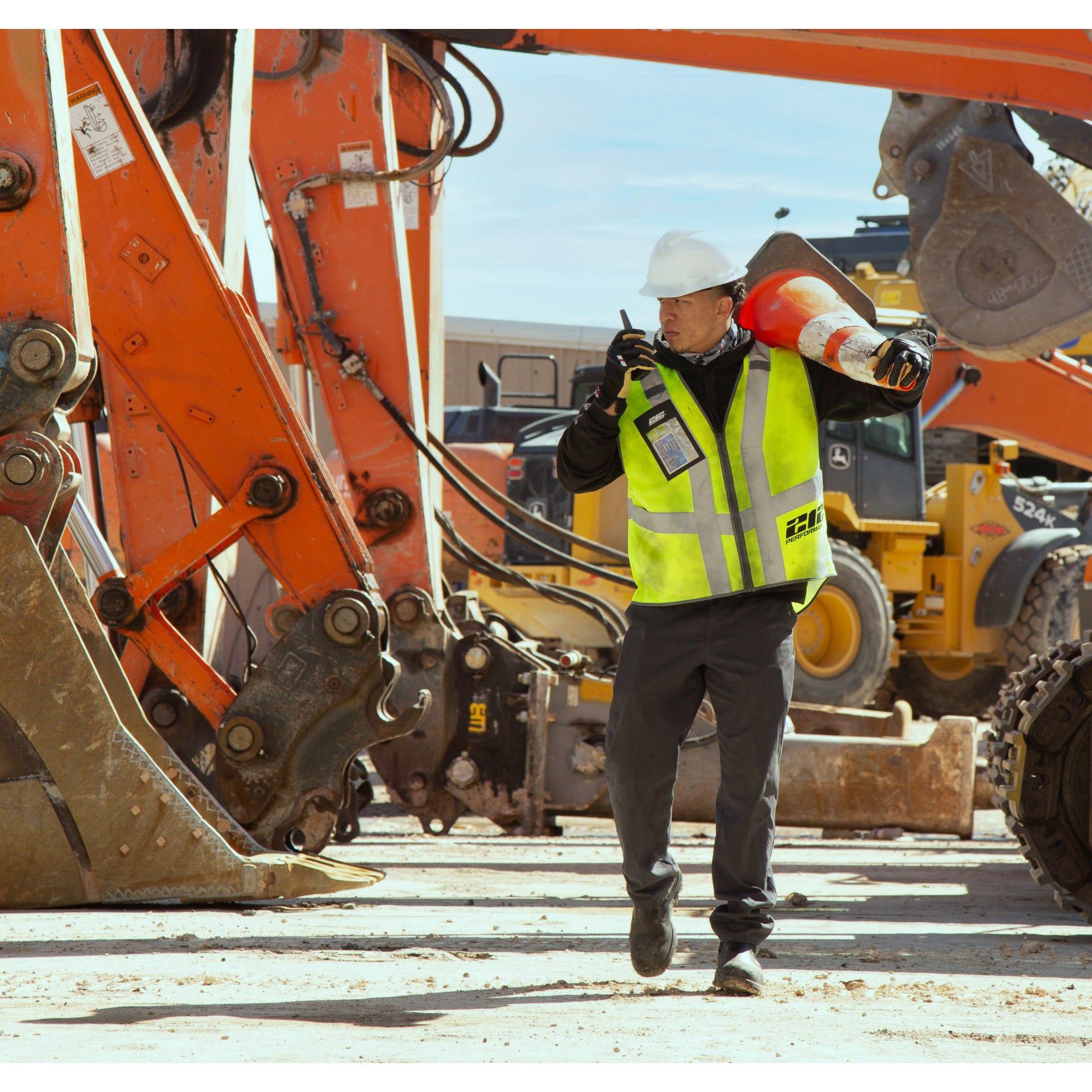 212 Performance Multi-Purpose Hi-Viz Safety Vest With Windowed