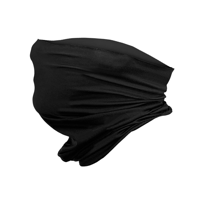 Protective Neck Gaiter and Particulate Filtering Face Cover in Black