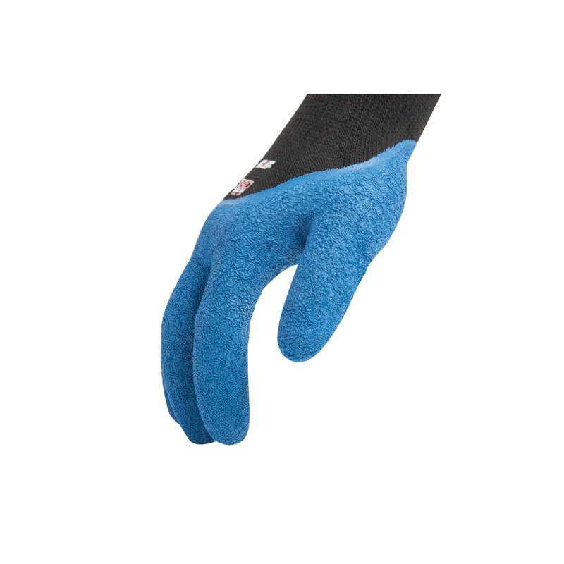 Detail image #2 of 212 Performance AX360 Latex-dipped Crinkle Grip Cut Resistant Gloves in Blue and Black (EN Level 2 / ANSI A2) AXCRG-05