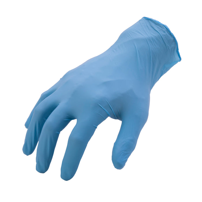 Disposable 5mil Blue Nitrile Gloves (Latex Free) (100 Count)